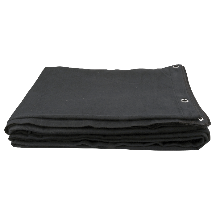 beamZ Pro MOLTON160 - Telón Decorativo Negro 3x6m - Tempo Shop
