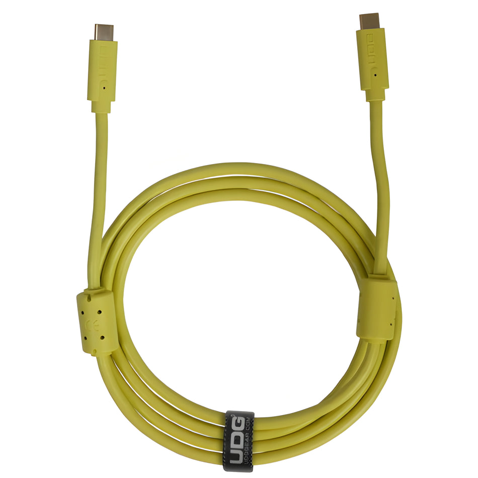 UDG U99001YL - ULTIMATE AUDIO CABLE USB 3.2 C-C YELLOW STRAIGHT 1,5M