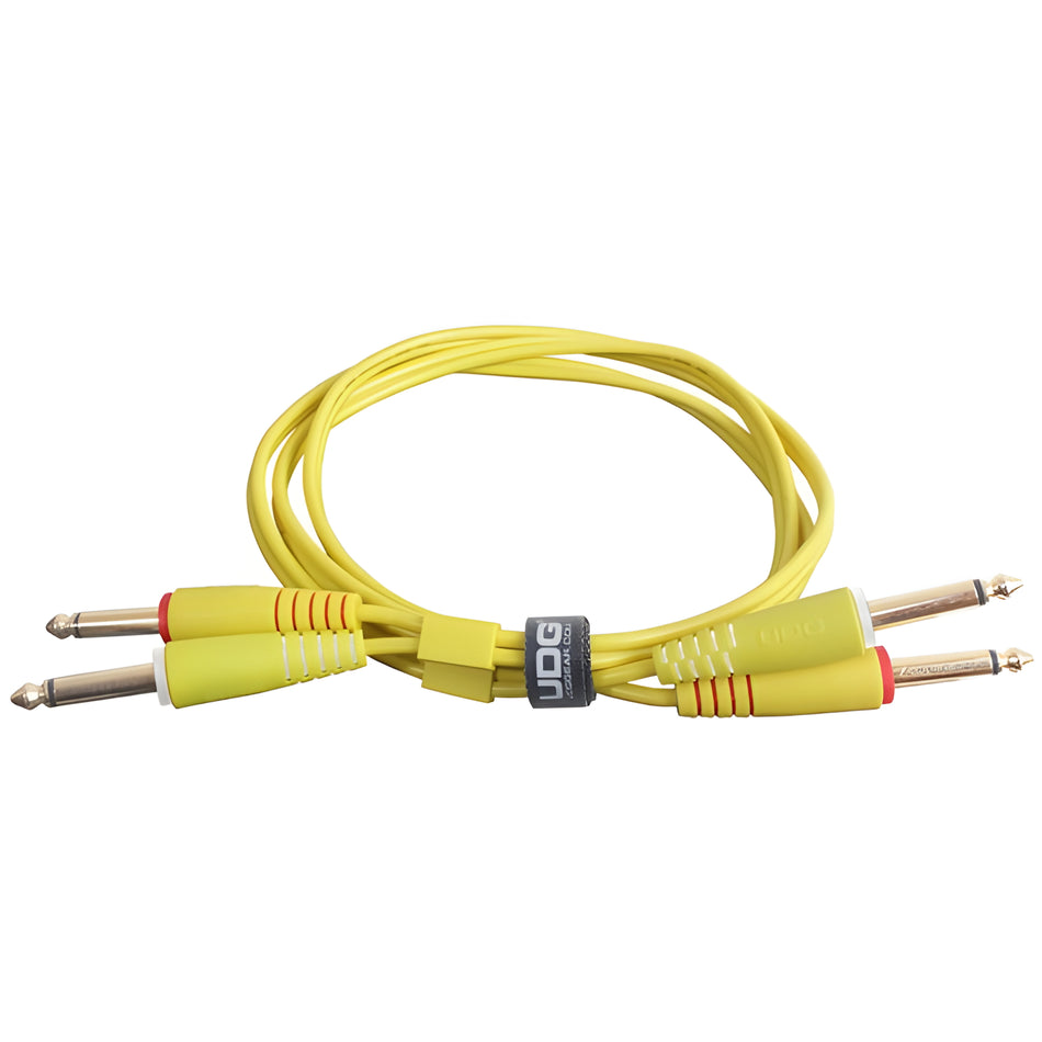 UDG U97004YL - ULTIMATE AUDIO CABLE SET JACK - JACK STRAIGHT YELLOW