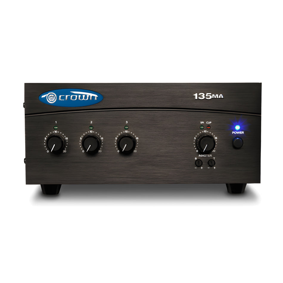 CROWN 135MA Mezclador-Amplificador de tres entradas, 35W