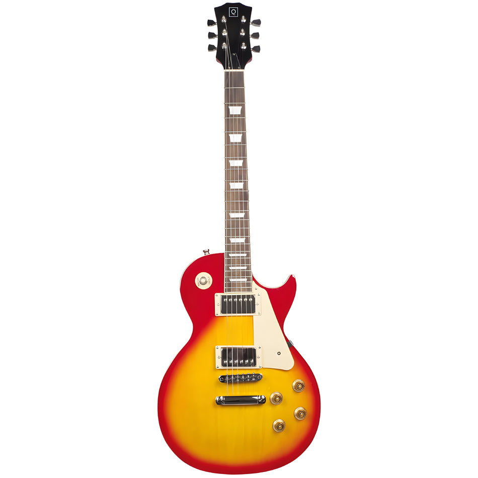 OQAN QGE-LP10 CS - Guitarra Eléctrica Single Cut tipo LP en acabado Cherry Sunburst