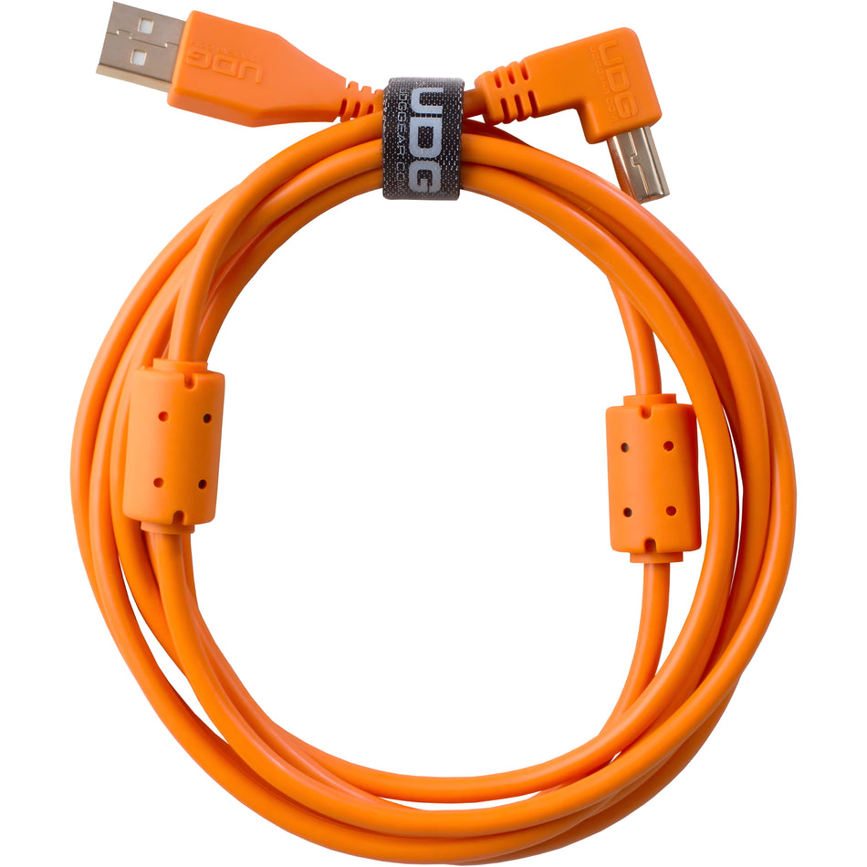 UDG U95005OR - ULTIMATE AUDIO CABLE USB 2.0 A-B ORANGE ANGLED 2M