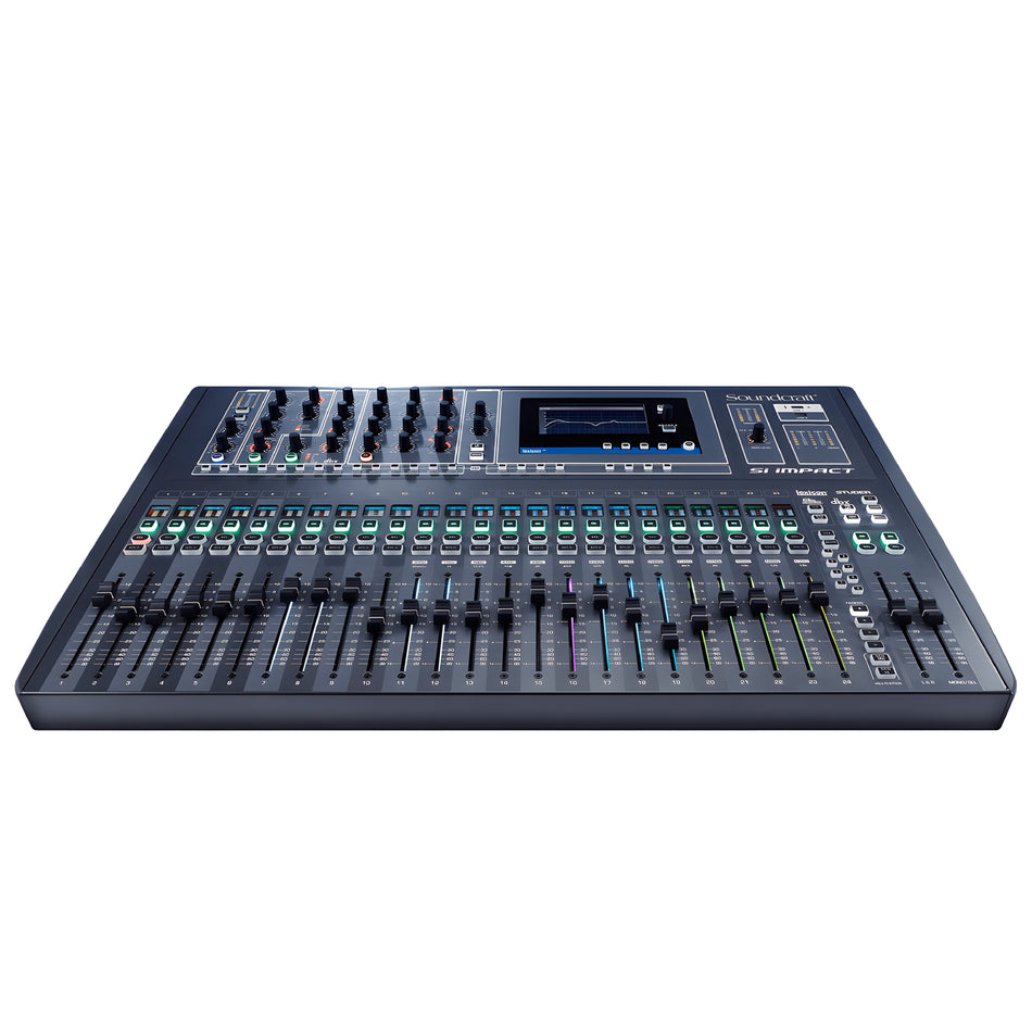 Soundcraft Si Impact Consola de mezcla digital de 80 entradas y interfaz USB de 32 entradas