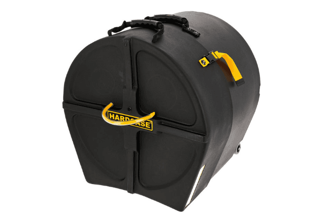 Hardcase HN16B - Estuche rígido con ruedas para bombo de 16" (40,64 cm)