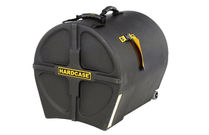 Hardcase HN13-14C - Estuche combo con ruedas para toms/timbales 13"–14"