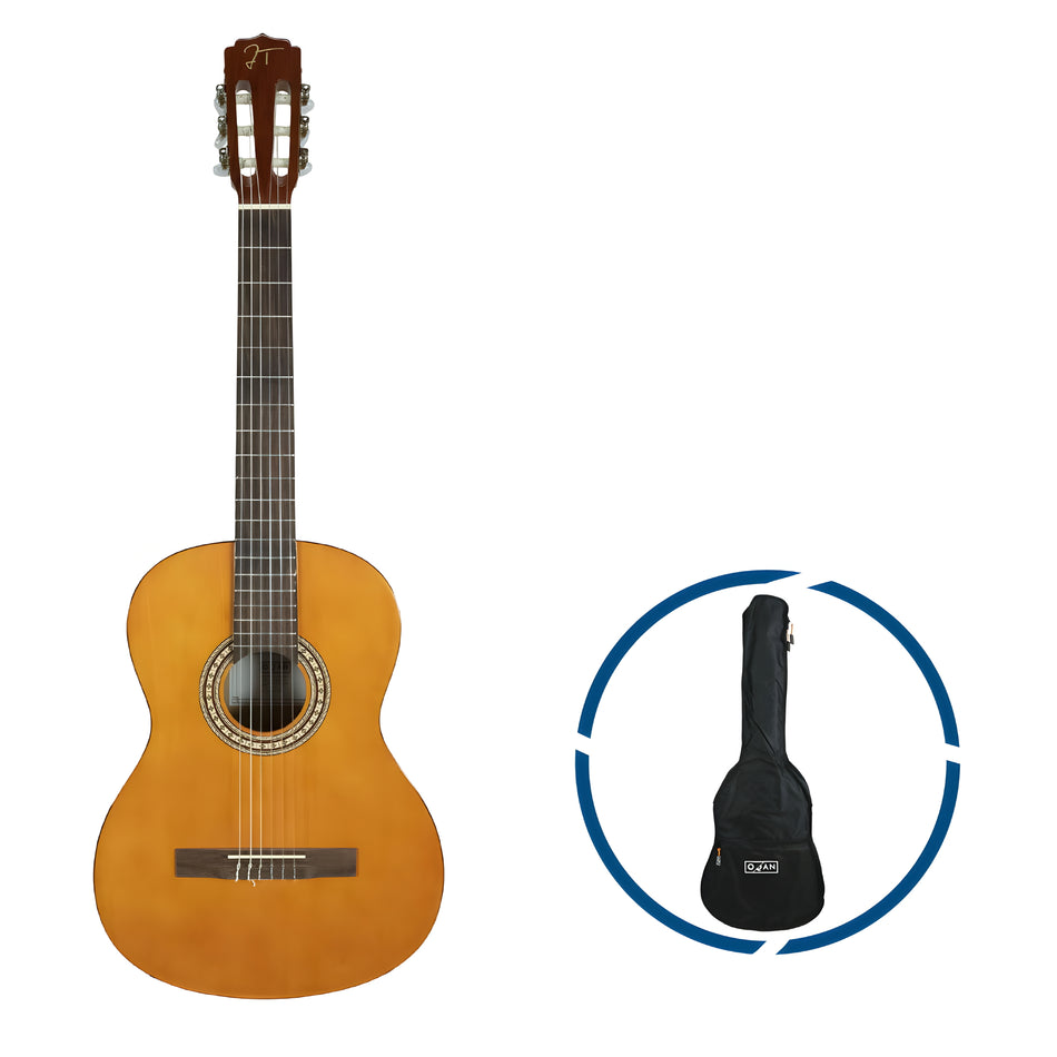 OQAN QGC-15 GB - Guitarra Clásica 4/4 con Funda incluida