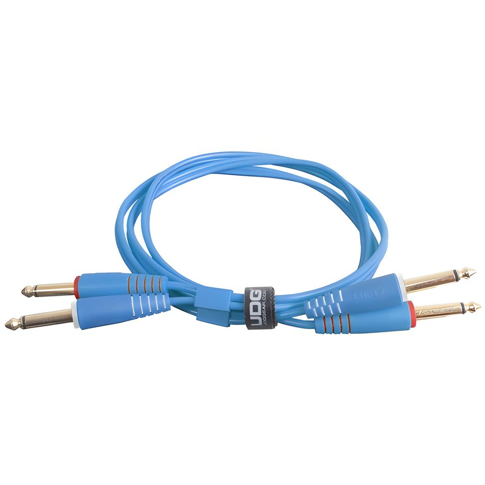 UDG U97002LB - ULTIMATE AUDIO CABLE SET JACK - JACK STRAIGHT LIGHT BLUE