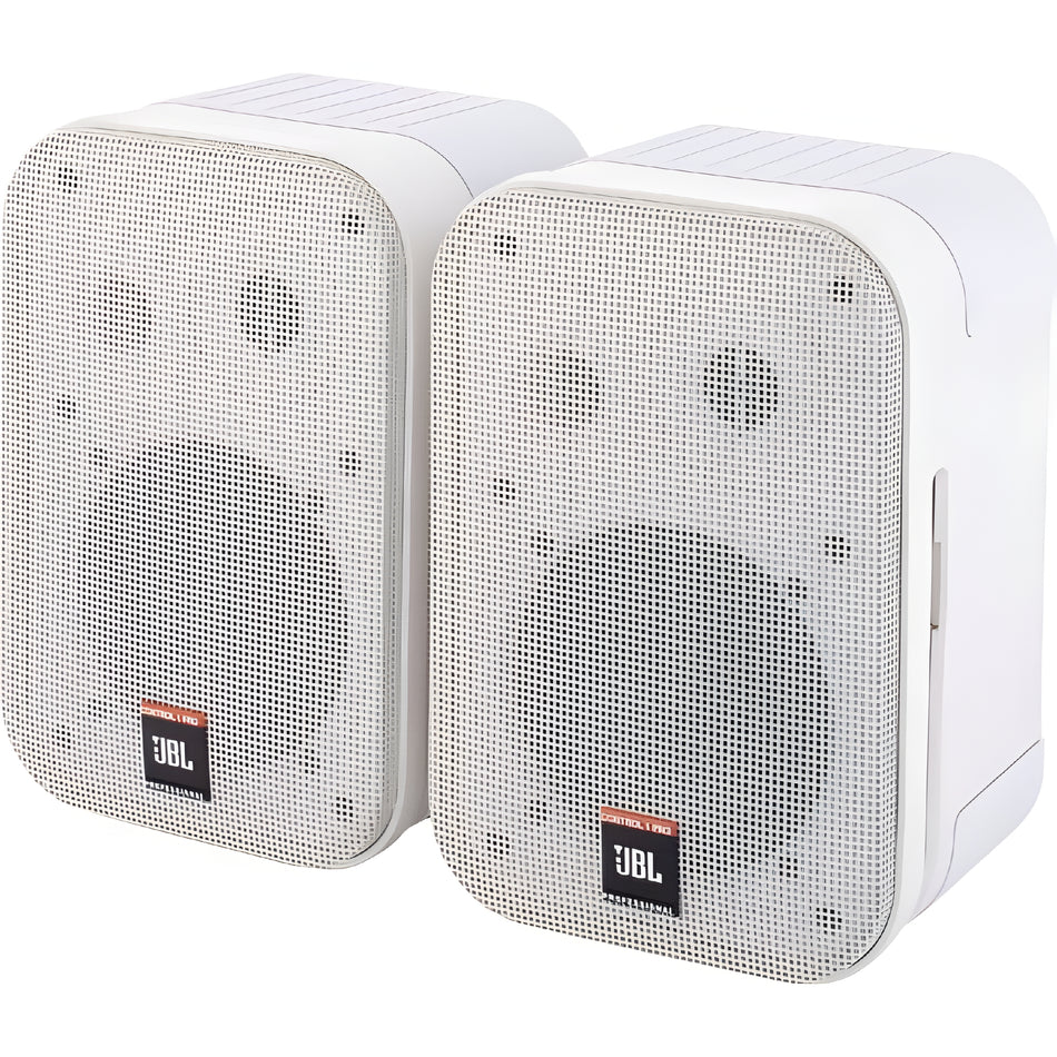 JBL CONTROL 1 PRO - Sistema de altavoces compactos profesionales de dos vías - Blanco (2 unidades)