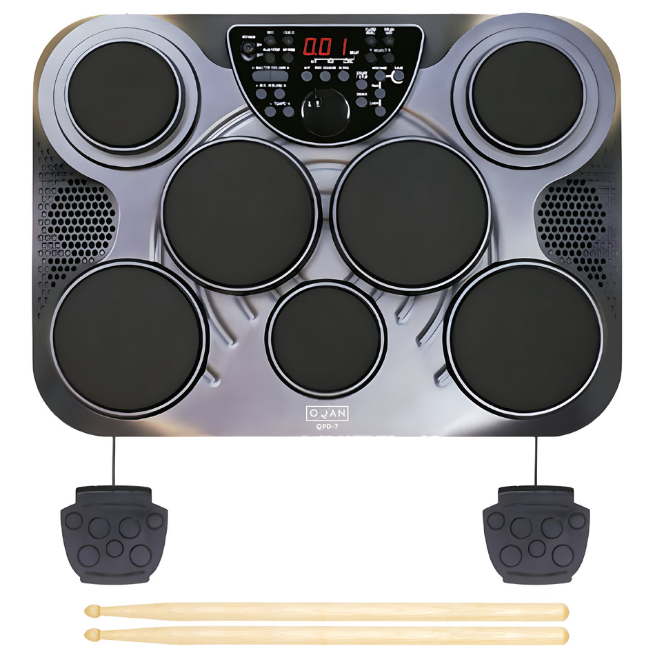 OQAN QPD-7 ADVANCED DRUM - Set de Percusión Electrónica Portátil