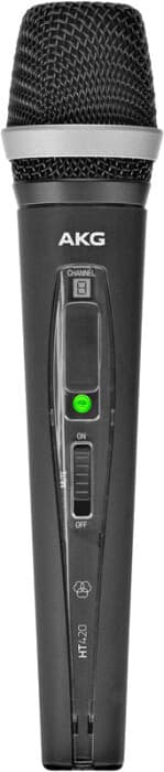 AKG HT420BDD - Micrófono inalámbrico de mano Band D (863,1–864,9 MHz) con cápsula dinámica D5 supercardioide