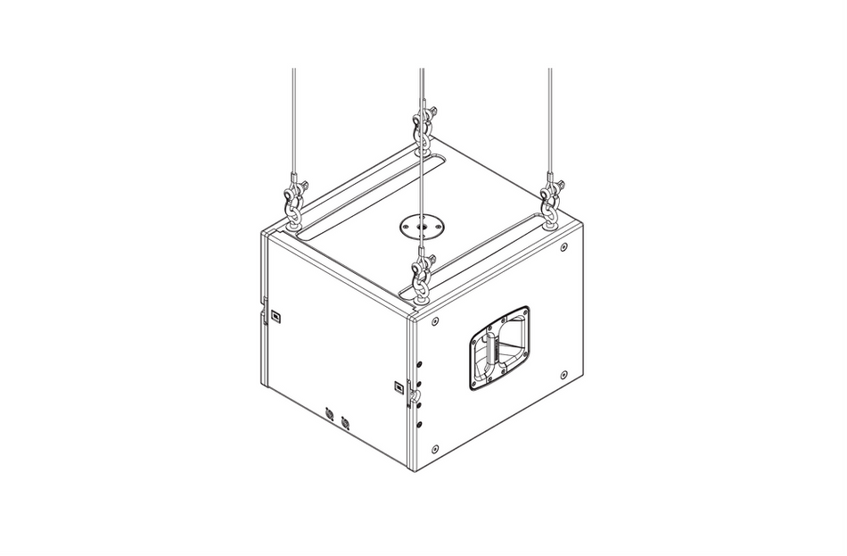 JBL Professional 229-00009-01 - M10 Eye Bolt Kit with Washers and Spacers (Pack of 3)