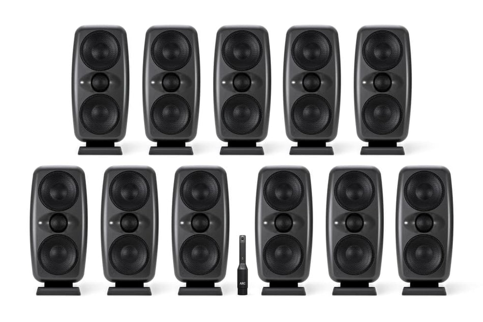 IK Multimedia iLoud MTM MKII – Bundle inmersivo de 11 monitores con autocalibración ARC y control X-MONITOR (incluye micrófono de medición)