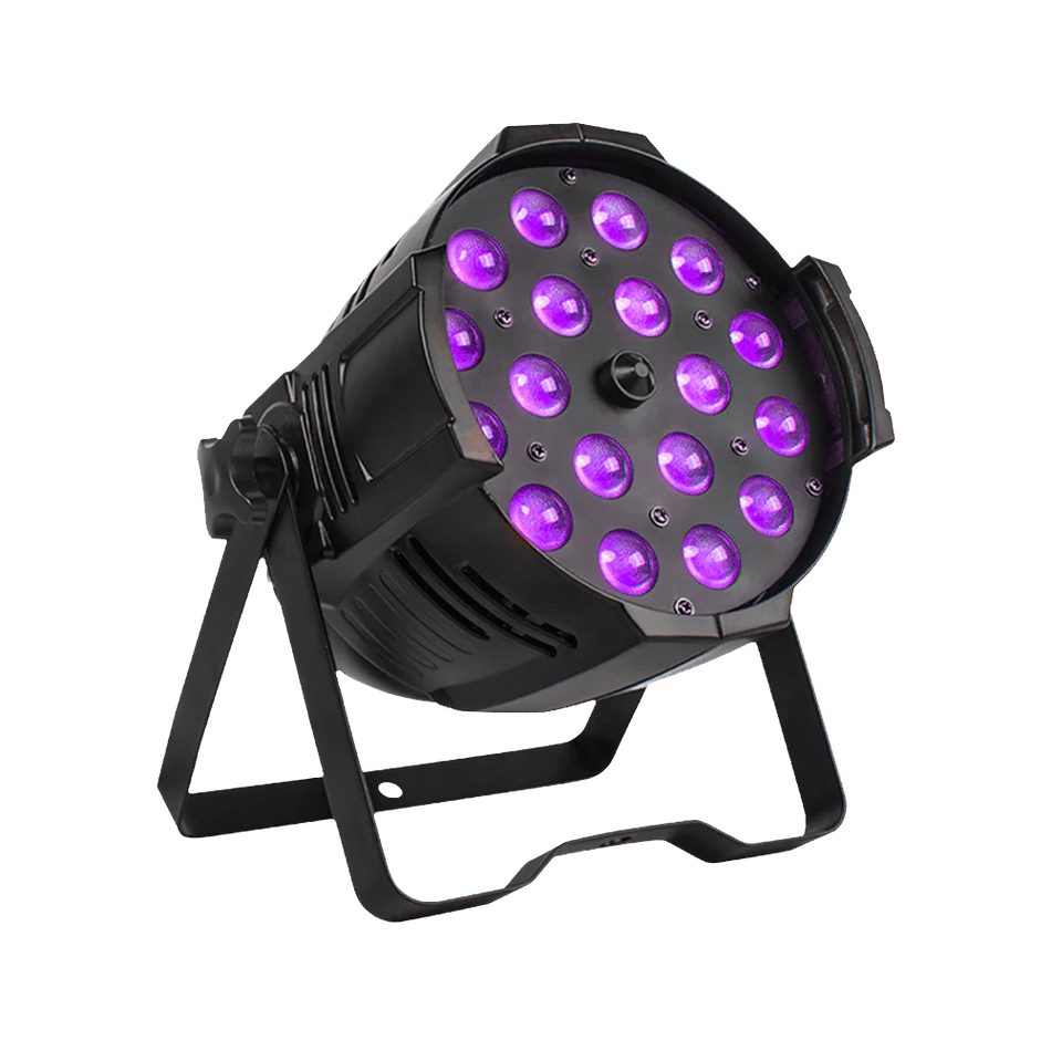 Mini Par LED Zoom & Wash SHEHDS SHE-ZAP1818F 18×18W RGBWA+UV 6in1