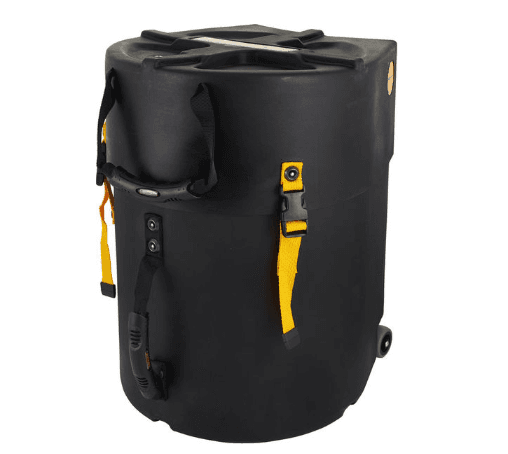 Hardcase HN10-12C - Estuche combo con ruedas para toms 10"–12"