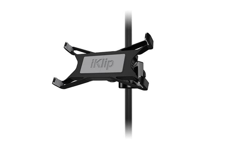 IK Multimedia iKlip Xpand - Soporte universal para iPad y tablets en pie de micrófono