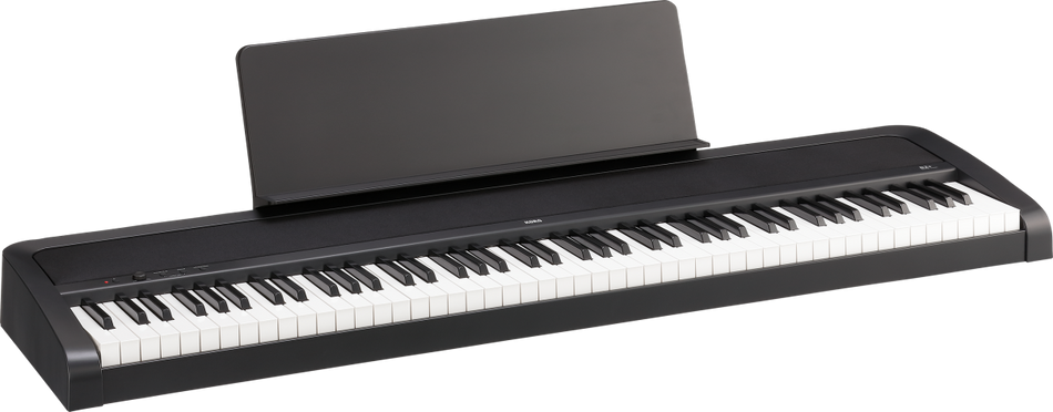 KORG B2+ BK - Piano digital 88 teclas NH en negro con USB-C (Audio/MIDI) y altavoces 2×15 W