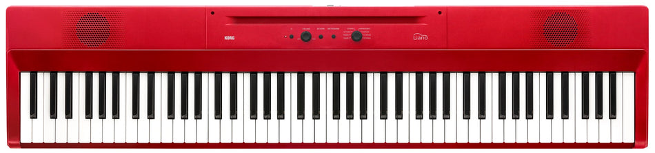 KORG Liano Metallic Red - Piano Digital Portátil de 88 Teclas