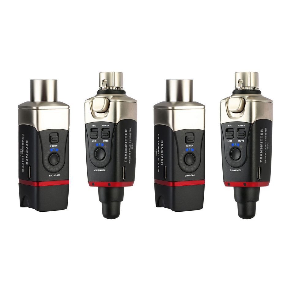 XVIVE U35D – Pack dual de sistemas inalámbricos para micrófonos y audio