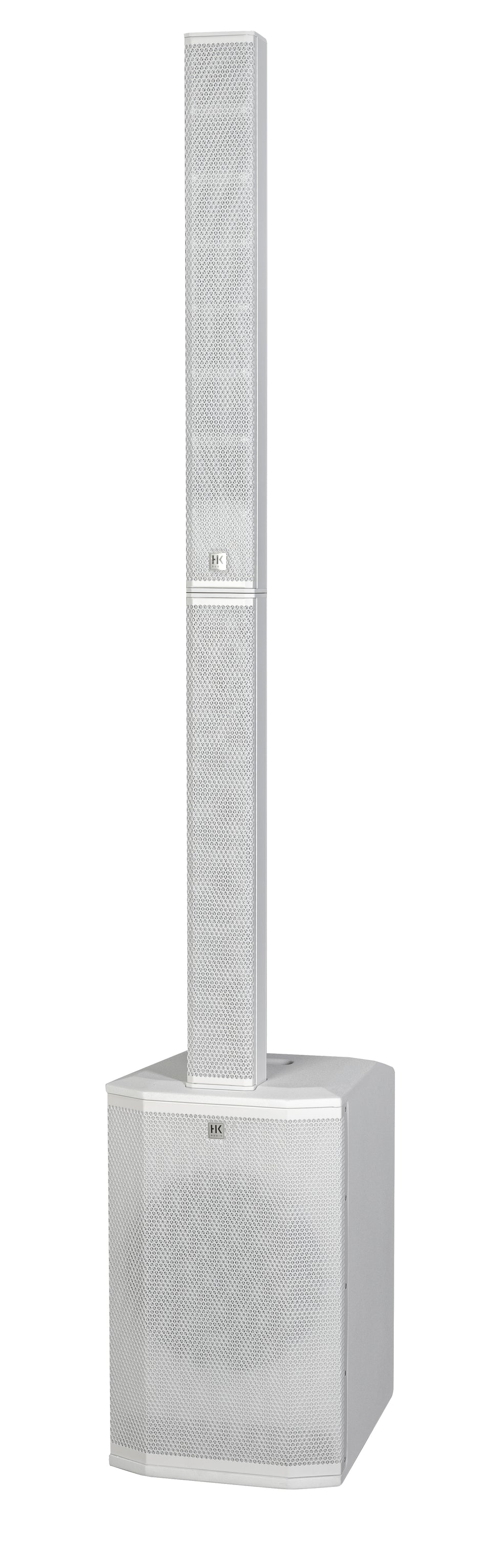 HK Audio POLAR 12 MK2 (Blanco) – Sistema de columna activo de 3 vías con Bluetooth 5.0 TWS