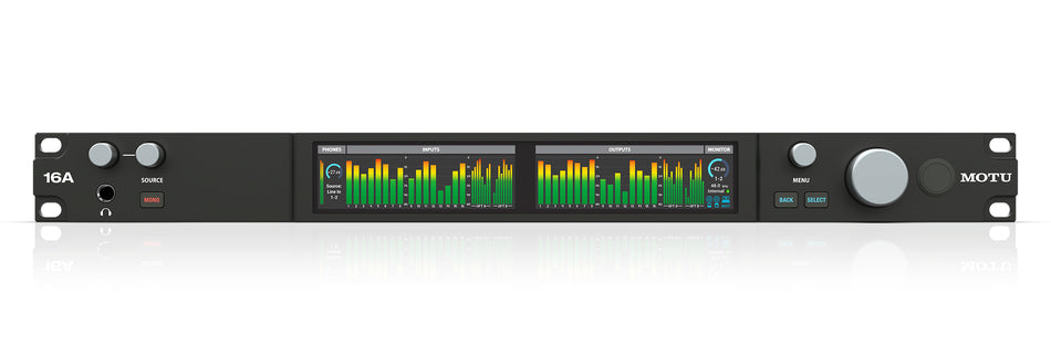 MOTU 16A - Interfaz de Audio Híbrida Thunderbolt 4 / USB-C / AVB