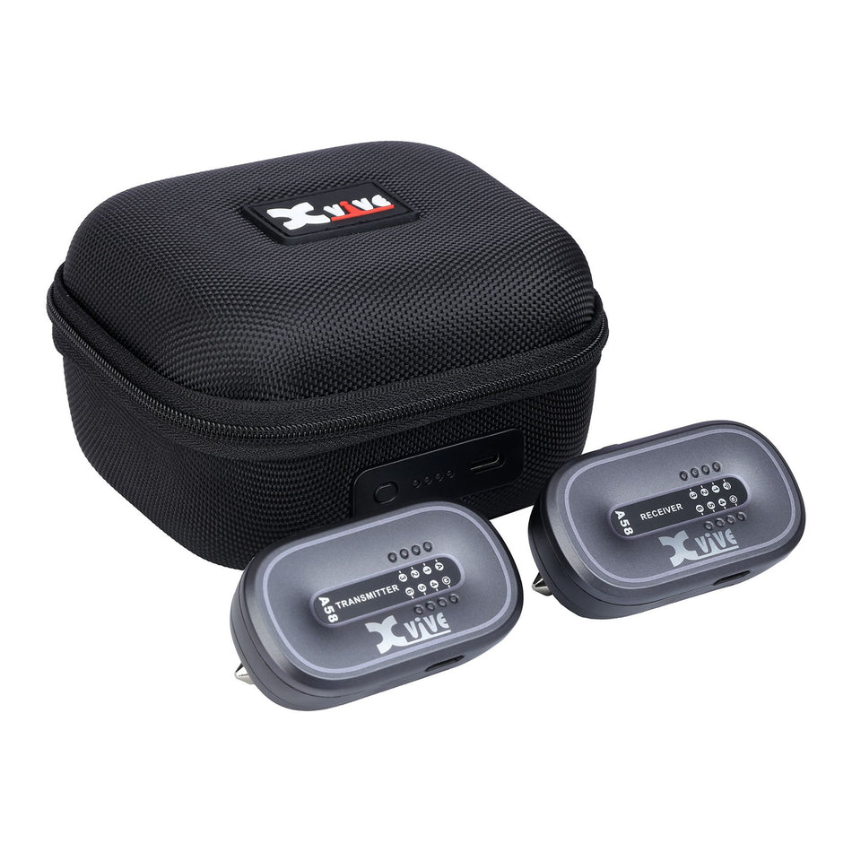 XVIVE AC58 - Sistema Inalámbrico para Guitarra y Bajo con Estuche de Carga