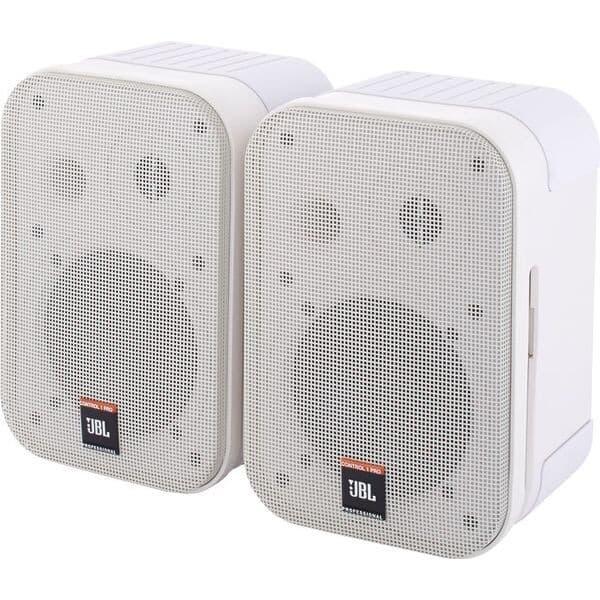 JBL PROFESSIONAL CONTROL 1 PRO - Sistema de altavoces compactos profesionales de dos vías - Blanco (2 unidades)