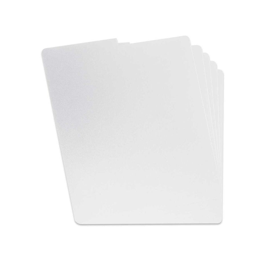 Reloop Glorious Vinyl LP Divider Set White (6 pcs.) - Separadores con pestaña para organizar LP de 12" (Blanco)