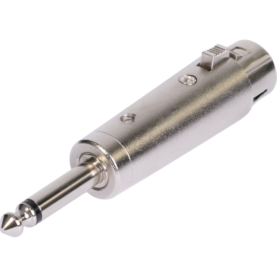 ADAPTATEUR XLR HEMBRA - JACK MONO MACHO 6.3mm