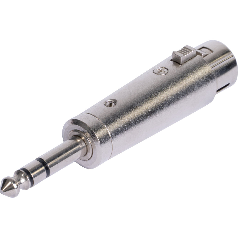 ADAPTADOR XLR HEMBRA - JACK 6.35 STEREO MACHO