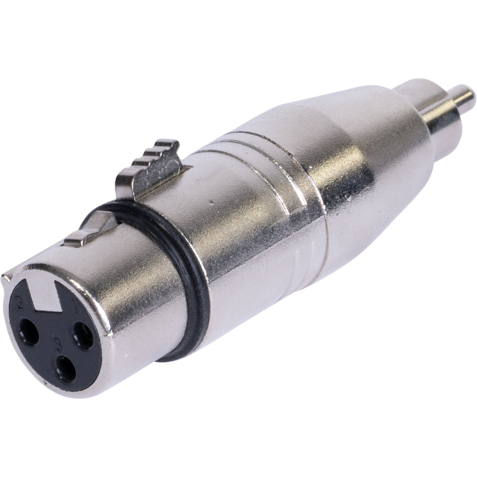 ADAPTADOR XLR HEMBRA - RCA MACHO - VERSION LARGA