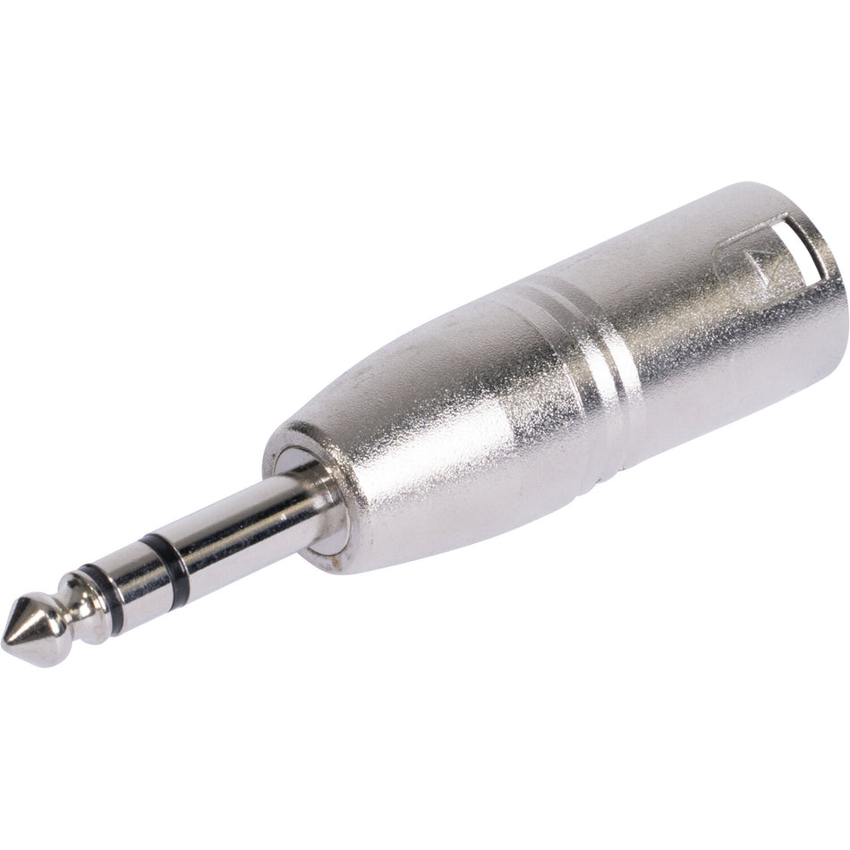 ADAPTADOR XLR MACHO - JACK 6.35 STEREO MACHO - VERSION LARGA