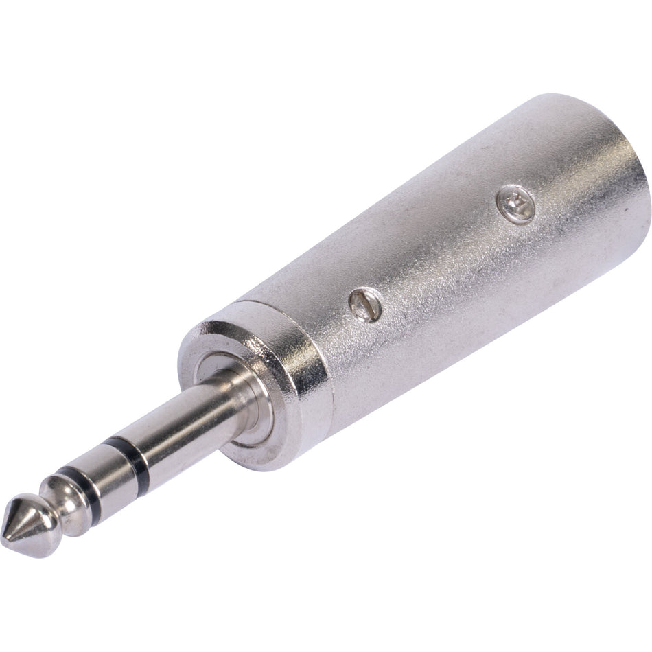 ADAPTADOR XLR MACHO- JACK 6.35 STEREO MACHO