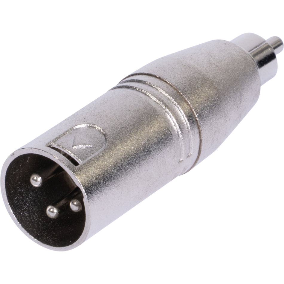 ADAPTADOR XLR MACHO - RCA MACHO - VERSION LARGA