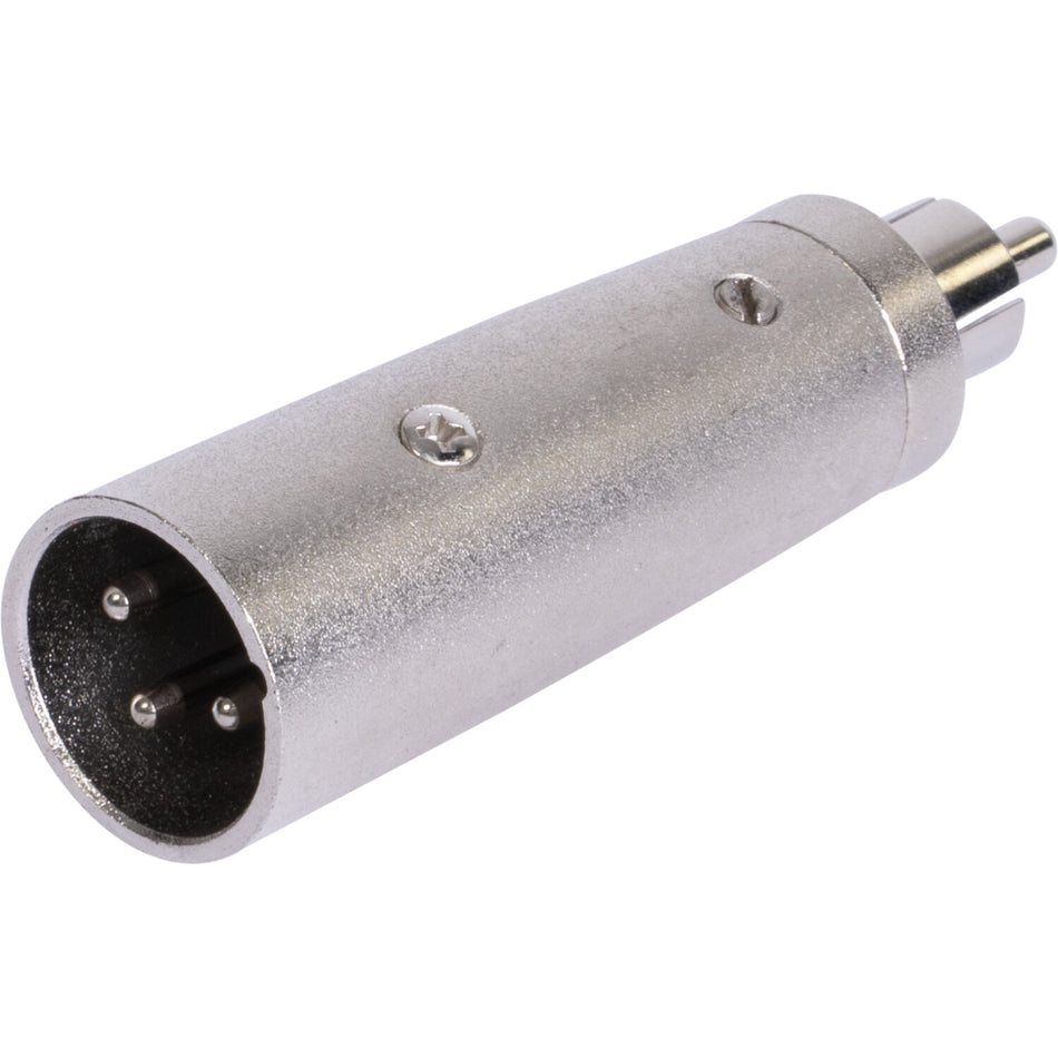 ADAPTADOR XLR MACHO - RCA MACHO