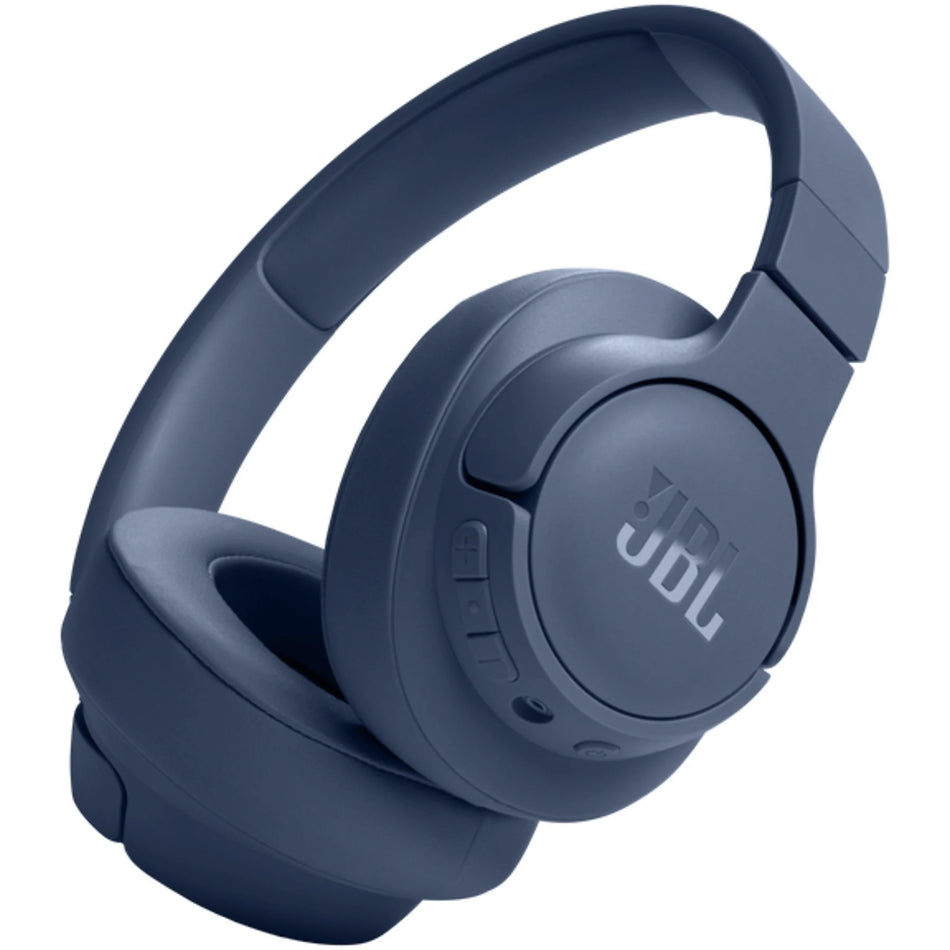 JBL Tune 720BT Azul - Auriculares inalámbricos circumaurales Bluetooth 5.3 con sonido Pure Bass y hasta 76 h de autonomía