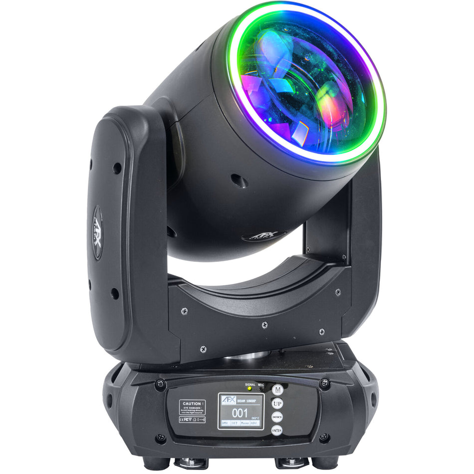 CABEZA MOVIL DE LED DE 100W CON DOBLE PRISMA Y ANILLO LUMINOSO