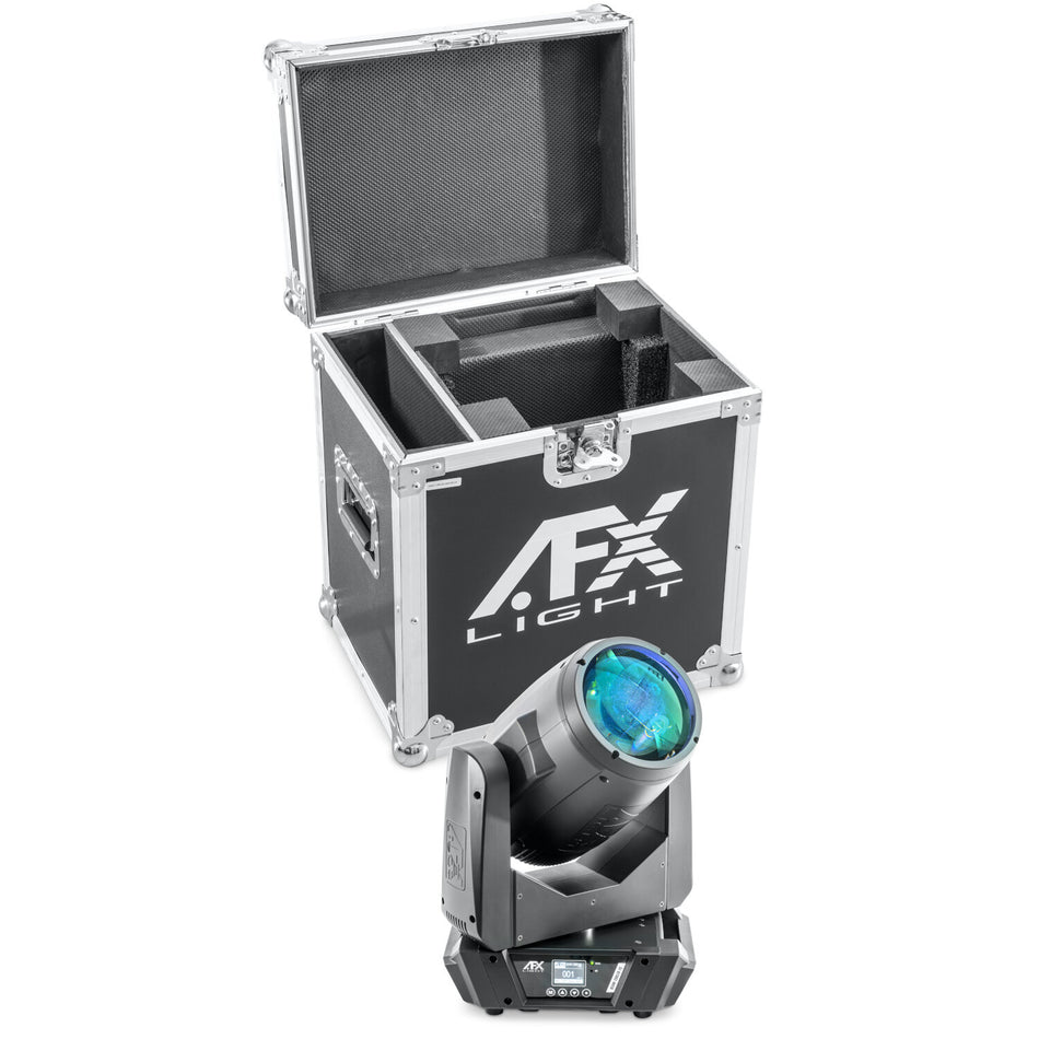 CABEZA MOVIL DE LED DE 200W EN UN FLIGHTCASE