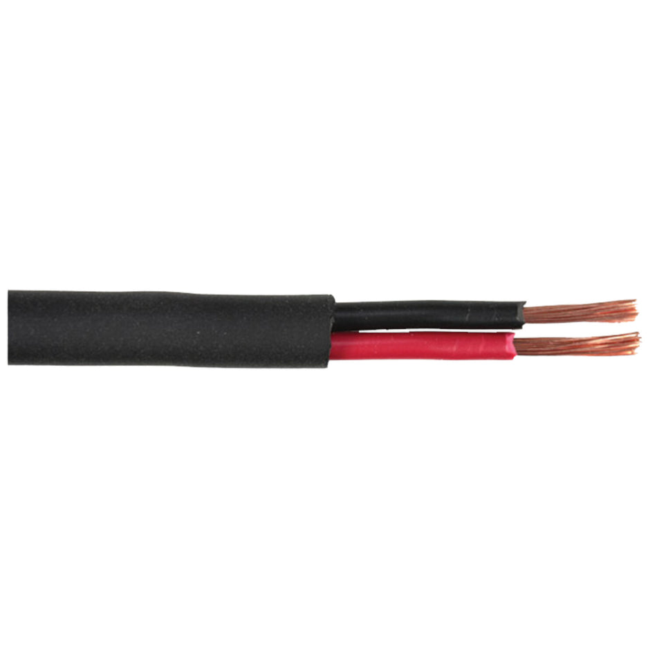 CABLE DE ALTAVOZ MANGUERA NEGRA  2 X 2.5MM²