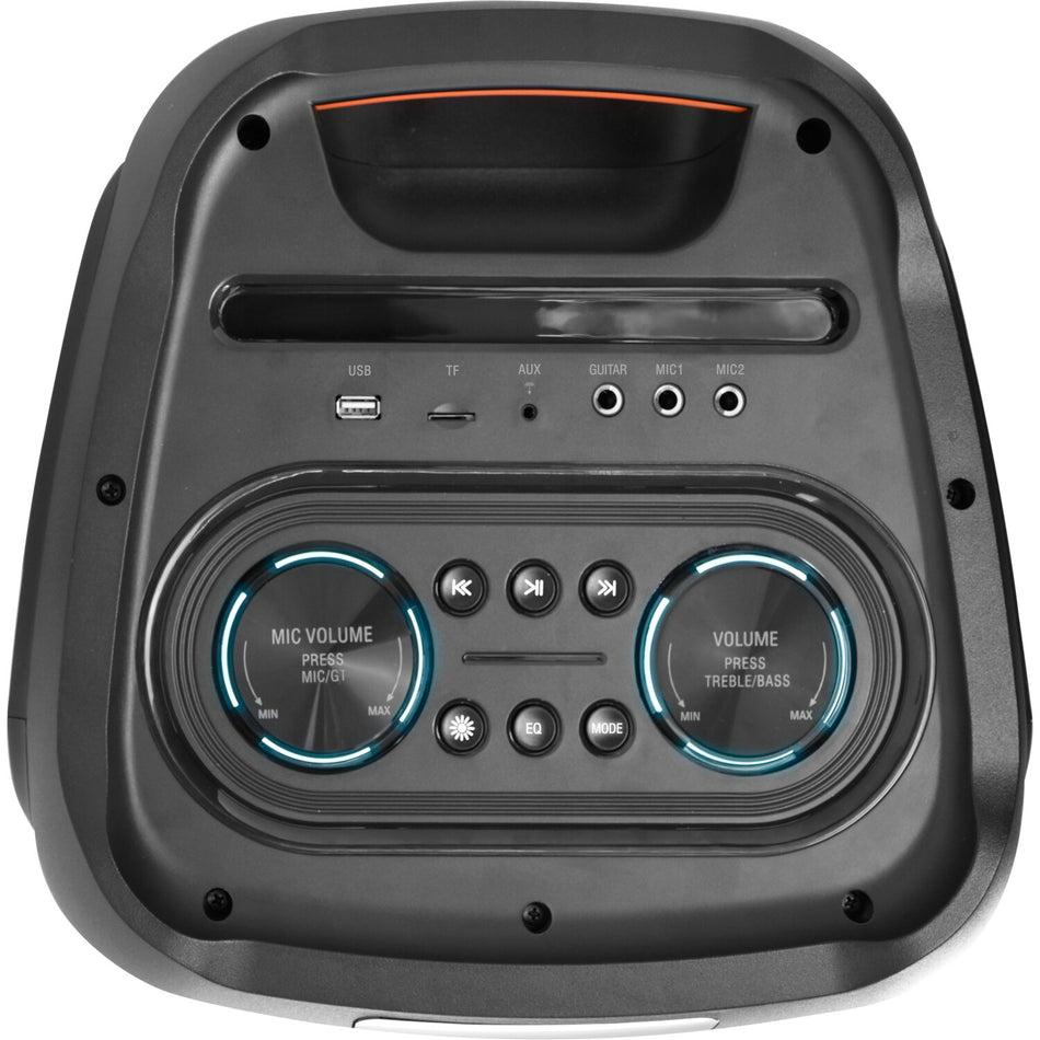 ALTAVOZ BLUETOOTH ACTIVO AUTONOMO DE LED 2 x 10"/25cm – 1200W