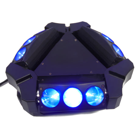 Cabeza móvil triple Mini Beam Spider LED 9x10W RGBW - Tempo Shop