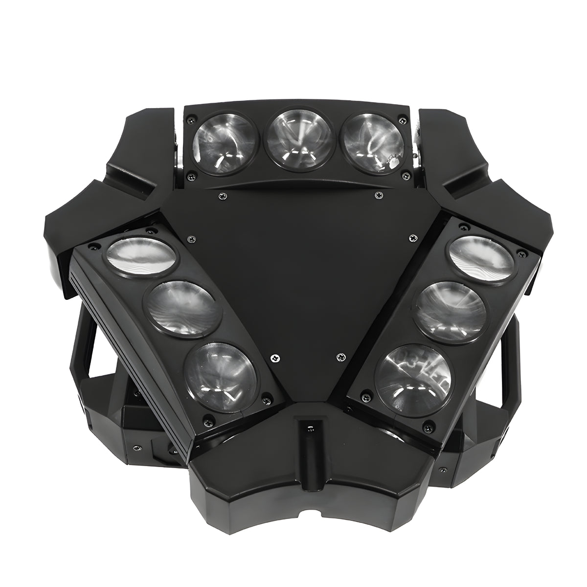 Cabeza móvil triple Mini Beam Spider LED 9x10W RGBW - Tempo Shop