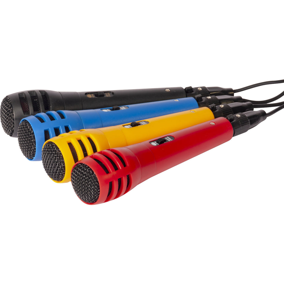 MICROPHONE SET 4PCS COLOR