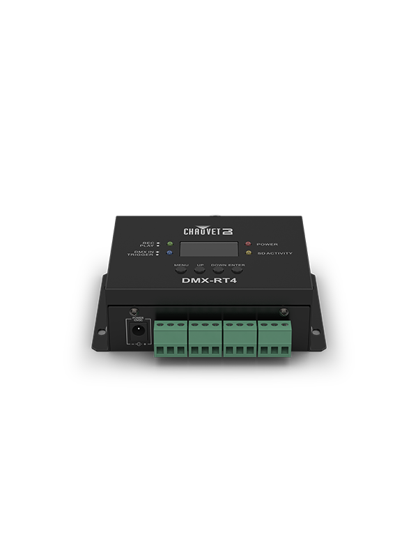 CHAUVET DJ DMX-RT4 - Grabador y reproductor DMX con 4 disparadores
