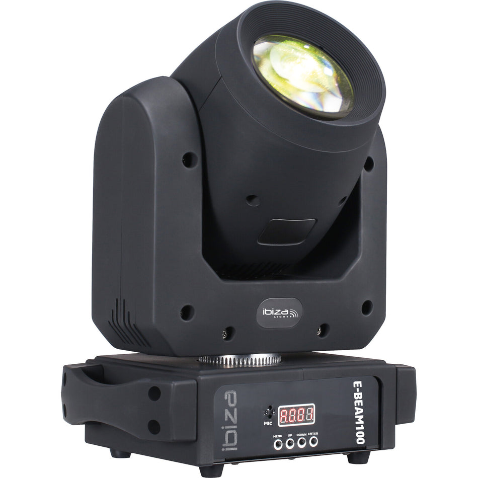 CABEZA MOVIL BEAM DE LED BLANCO 100W CON CONTROL DMX