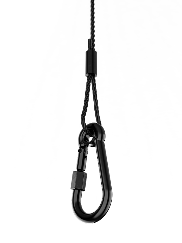 CHAUVET DJ EUCH-05 - Cable de seguridad con mosquetón roscado