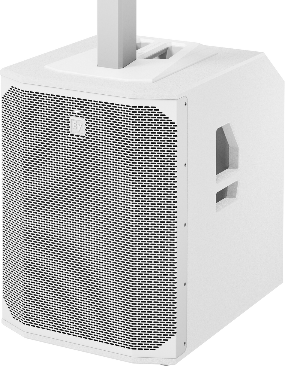 Electro-Voice EVOLVE70-SW (blanco) - Subwoofer activo de 15″ para sistema de columna EVOLVE 70
