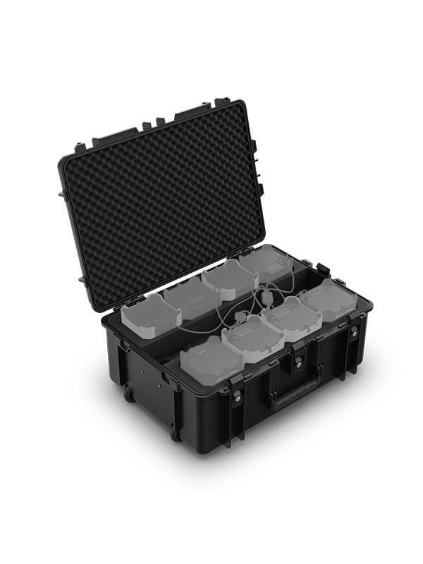 CHAUVET DJ Freedom Charge 8P - Estuche de transporte y carga