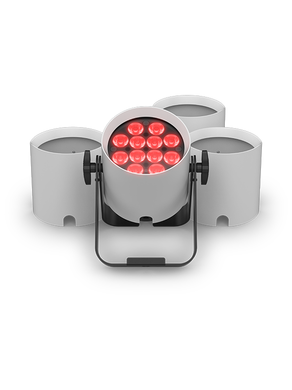 CHAUVET DJ Freedom Par 12 Sleeve X4 - Cubiertas blancas para Freedom Par Q12
