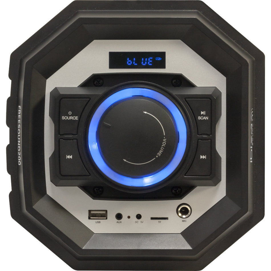 ALTAVOZ PORTATIL BLUETOOTH CON LED, USB, TF & TUNER FM