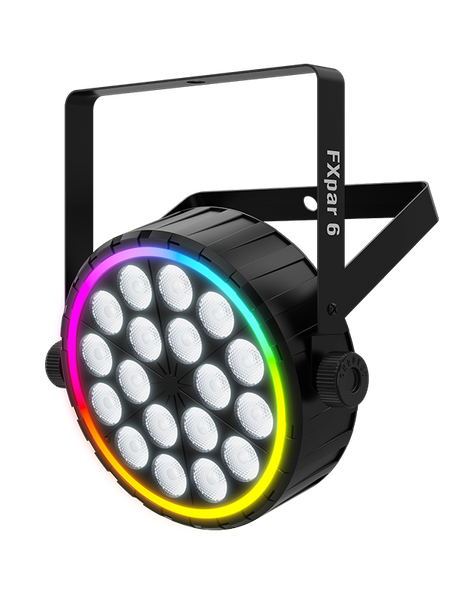 CHAUVET DJ FXpar 6 - PAR de efectos RGBW con anillo RGB